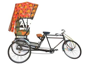 Rickshaw made in Congo