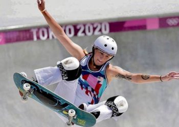 Team USA regular-footed skateboarder Jordyn Barratt, 20202021 Tokyo Summer Olympics
