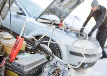 Car with a faulty battery