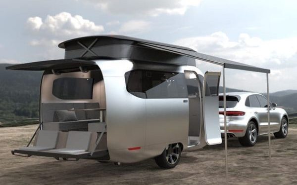 Airstream travel trailer exterior