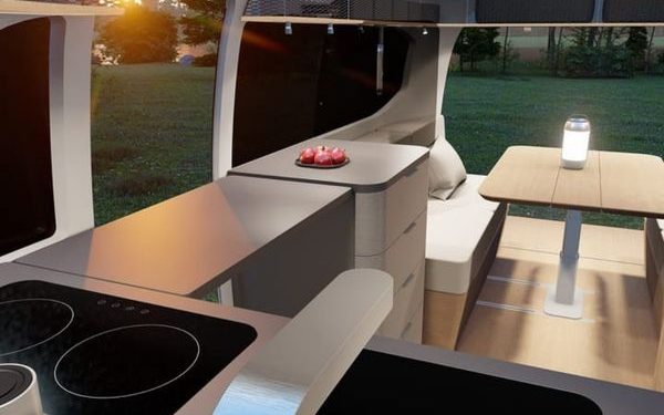 Airstream travel trailer interior