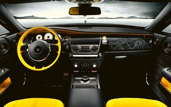 Rolls Royce Black Badge Wraith Black Arrow interior