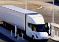 Tesla Semi Truck charging port