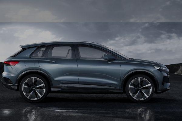 The Audi Q4 e-tron concept car