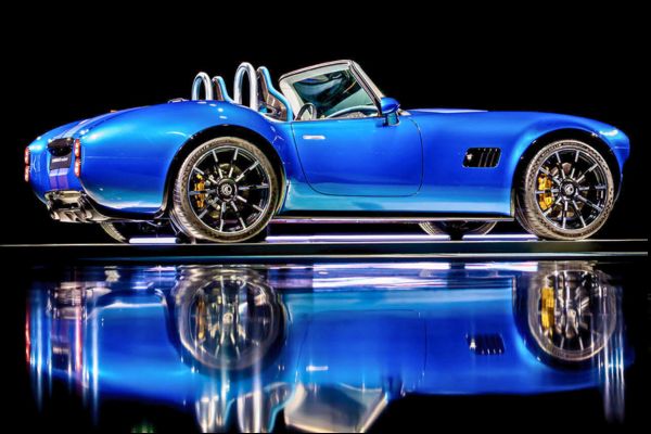 AC Cobra GT Roadster side view