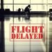 Airport flight delayed