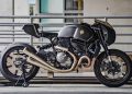 Ducati Monster 821 known as the "Bologna Dogfight by Rough Crafts