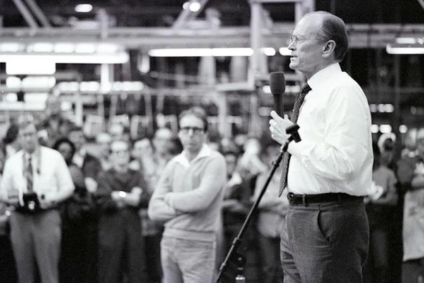 Donald Petersen, the sixth chairman and CEO of Ford 