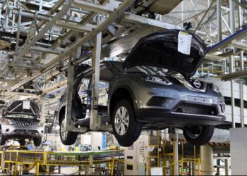 Nissan production line