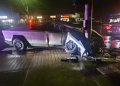 crashed Cybertruck