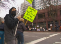 Tesla protest