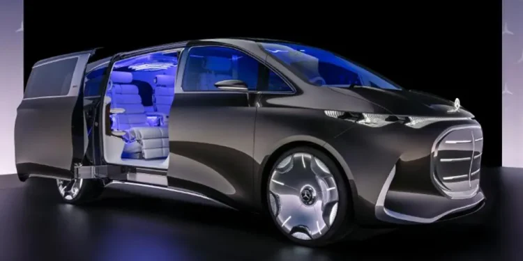 Mercedes-Benz Unveils Vision V: The All-Electric Luxury Van That Redefines the Limousine