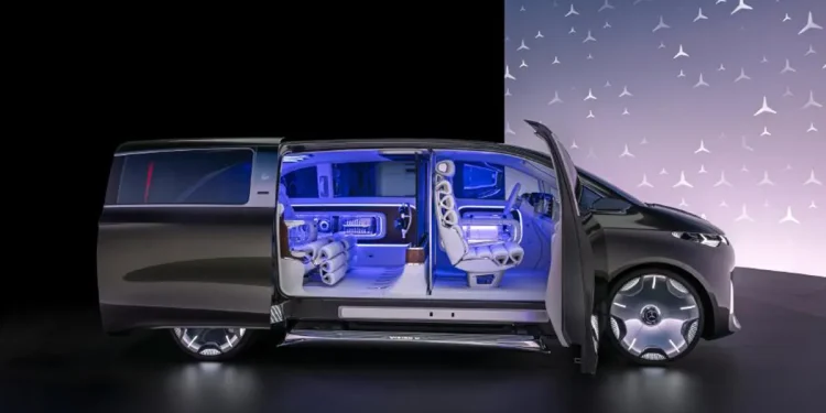Mercedes-Benz Unveils Vision V: The All-Electric Luxury Van That Redefines the Limousine