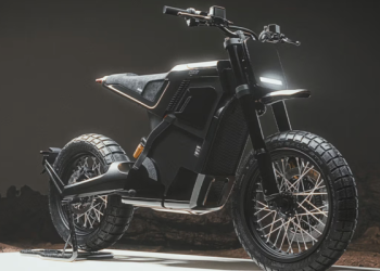 DAB Motors debuts all-electric scrambler 1αX at Milan design week 2025