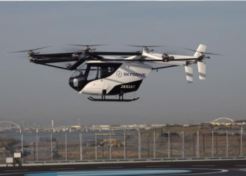 SkyDrive Flies eVTOL Prototype