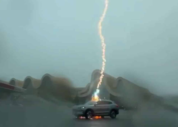 Driver survives triple lightning strike as electric cars defy old myths