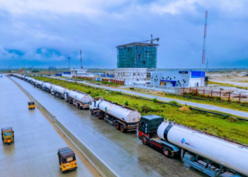 Trucks on New E-Call Up System in Lagos