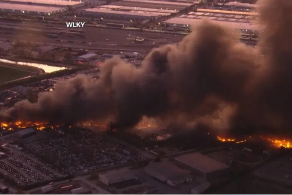 UPS cargo plane crash near the Louisville Muhammad Ali International Airport