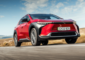 Toyota bZ4X test vehicle