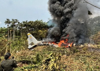 66 killed, several injured as Air Force plane carrying 125 people crashes shortly after takeoff