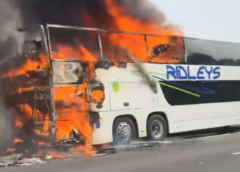 A coach fire on the M6 motorway stranded Manchester City fans heading to the Carabao Cup final.