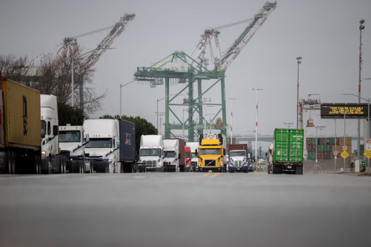 Diesel trucks [Reuters]