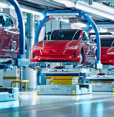 electric vehicle (EV) assembly plant